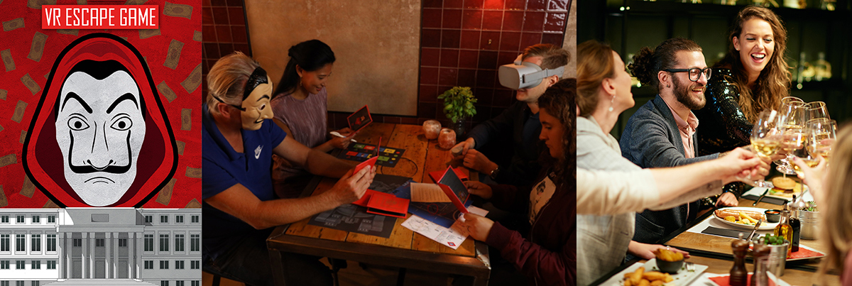 Casa de papel Virtual reality game Vlissingen